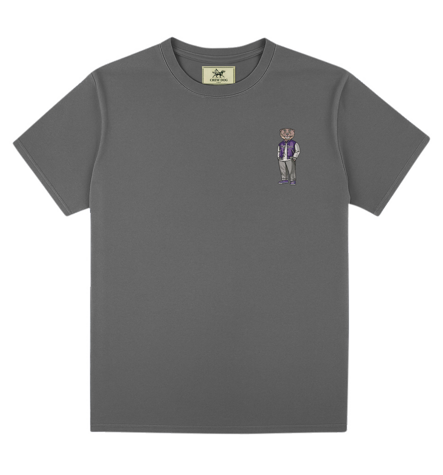 Kansas State Varsity Jacket Embroidered Tee