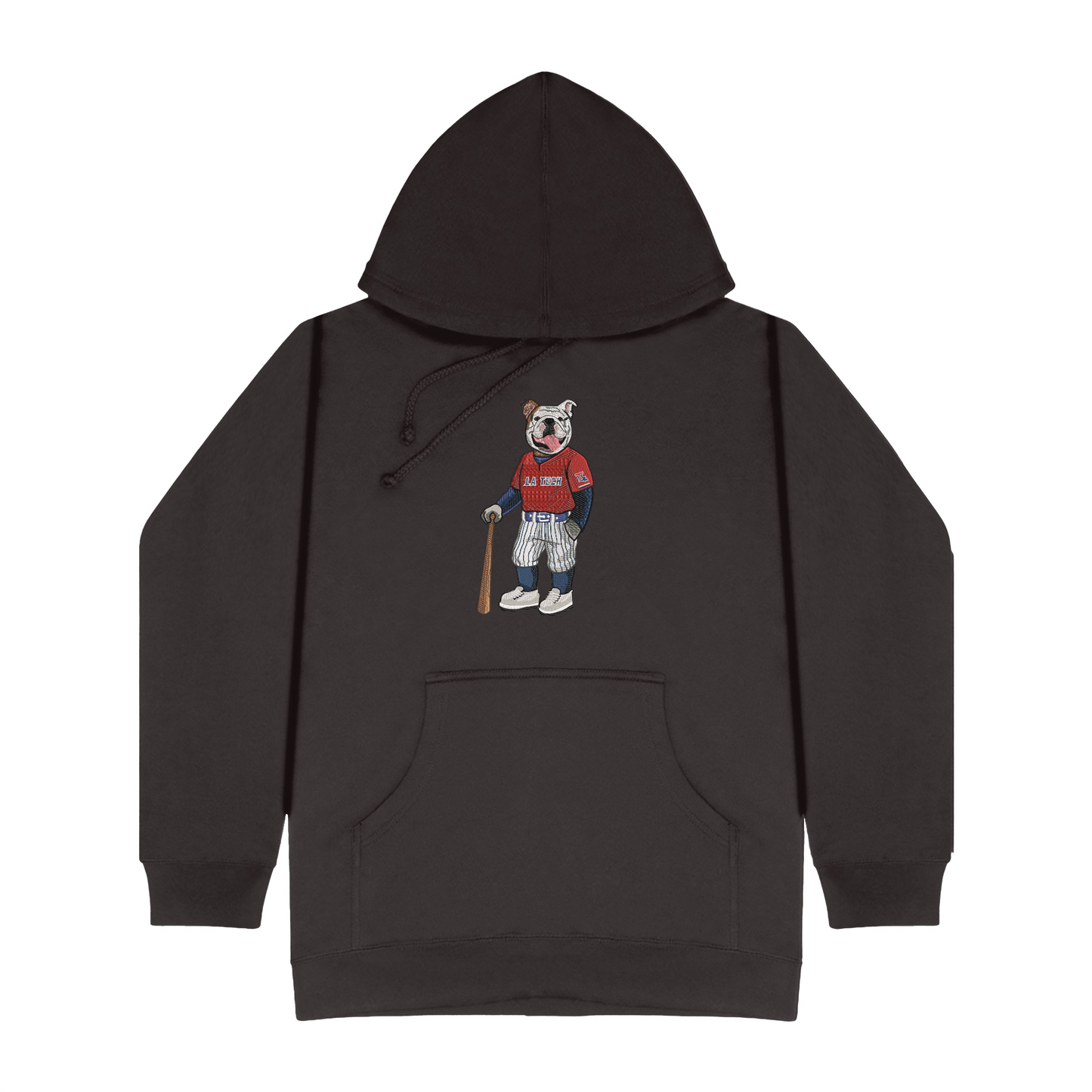 Louisiana Tech Baseball Embroidered Hoodie