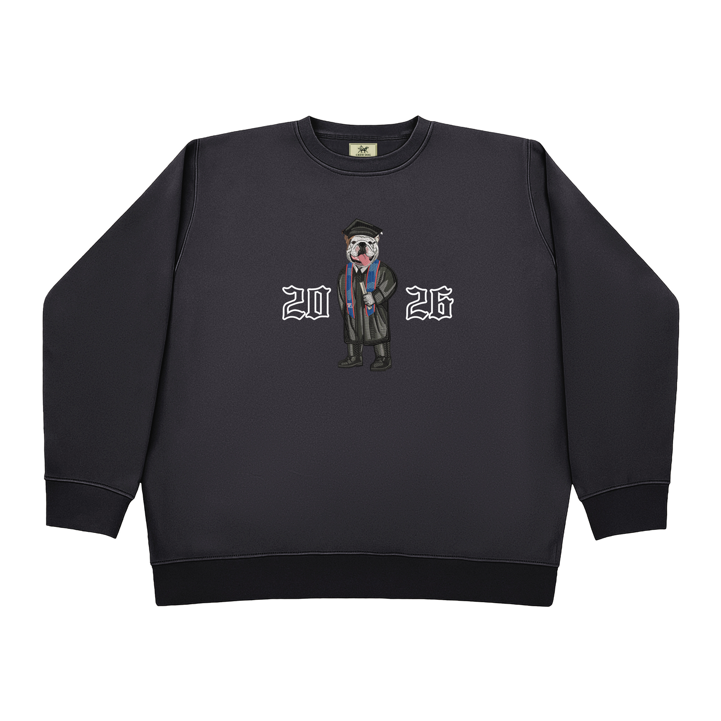Louisiana Tech Graduation 2026 Embroidered Crewneck