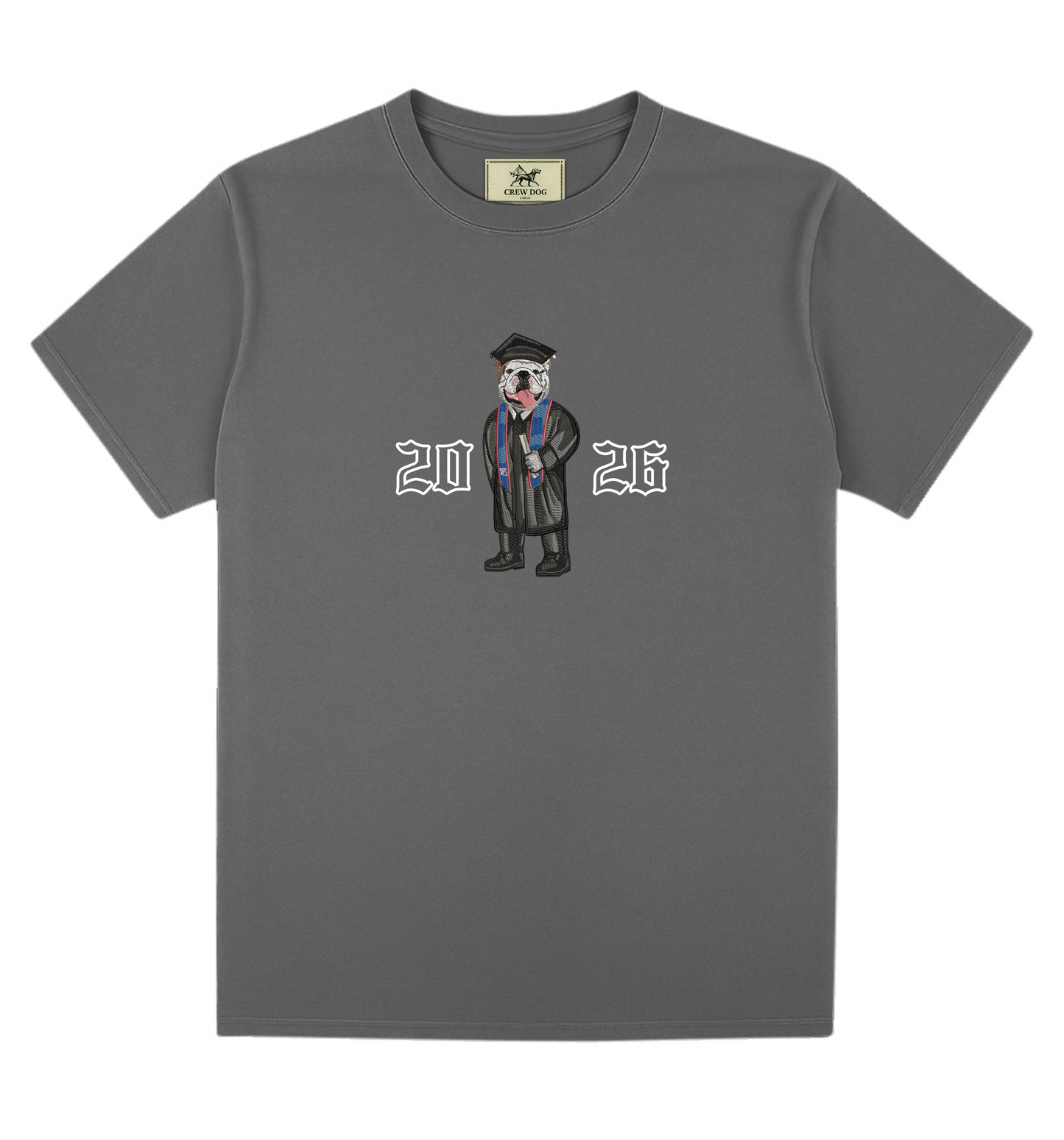 Louisiana Tech Graduation 2026 Embroidered Tee