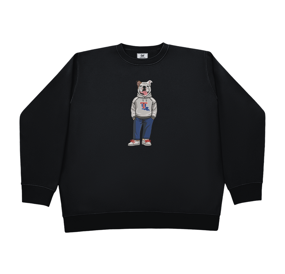 Louisiana Tech Hoodie Embroidered Crewneck