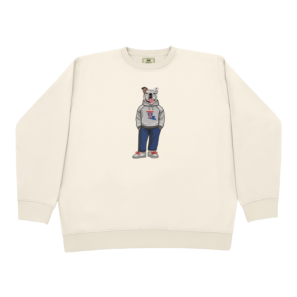 
                      
                        Louisiana Tech Hoodie Embroidered Crewneck
                      
                    