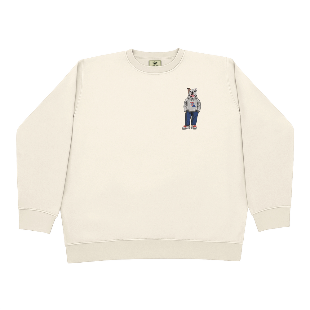 
                      
                        Louisiana Tech Hoodie Embroidered Crewneck
                      
                    