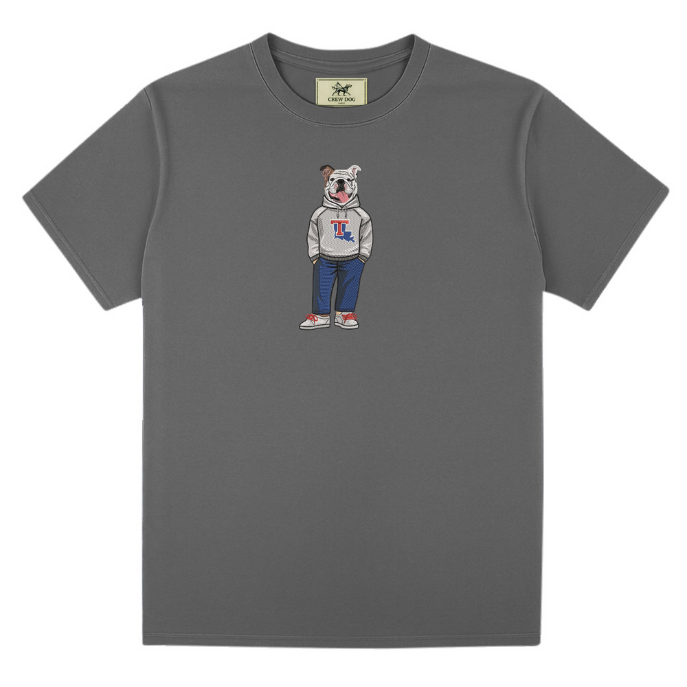 Louisiana Tech Hoodie Embroidered Tee