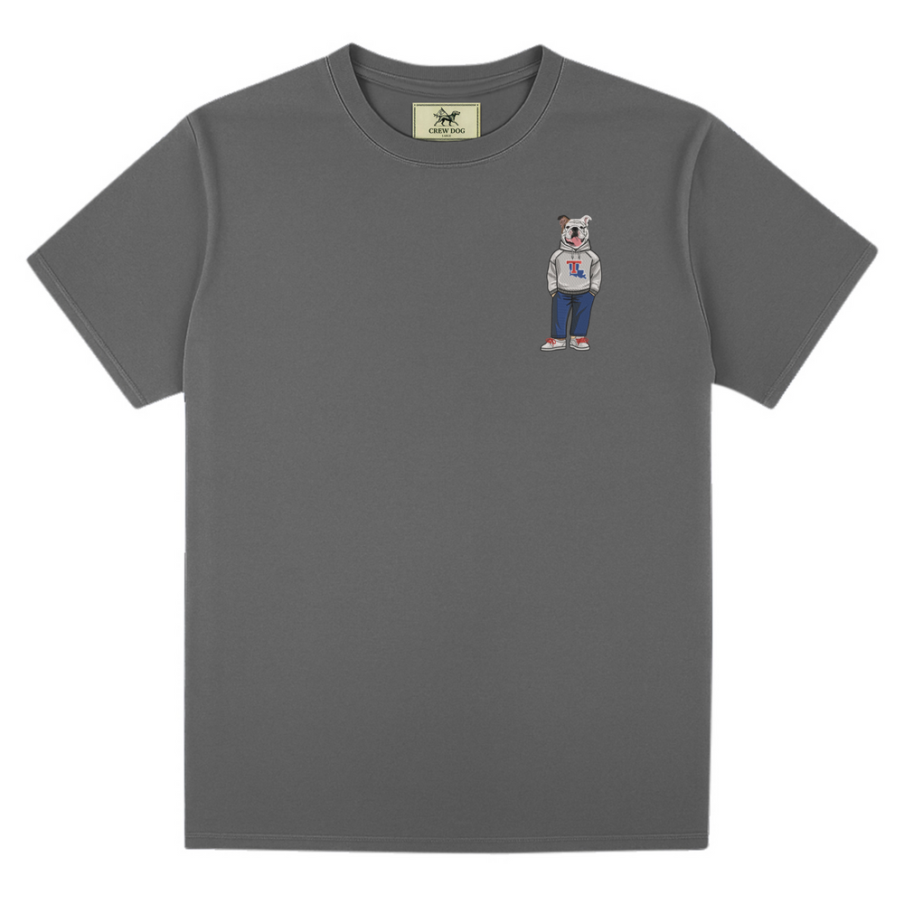 Louisiana Tech Hoodie Embroidered Tee