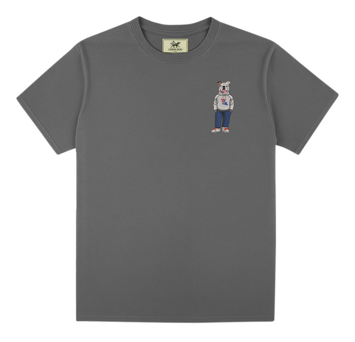 Louisiana Tech Hoodie Embroidered Tee