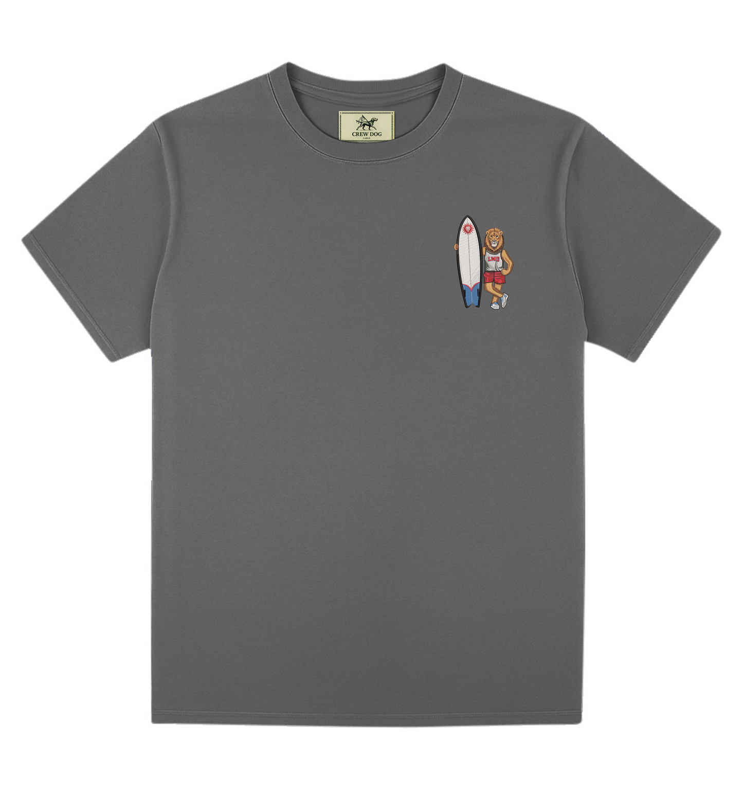 LMU Surfboard Embroidered Tee