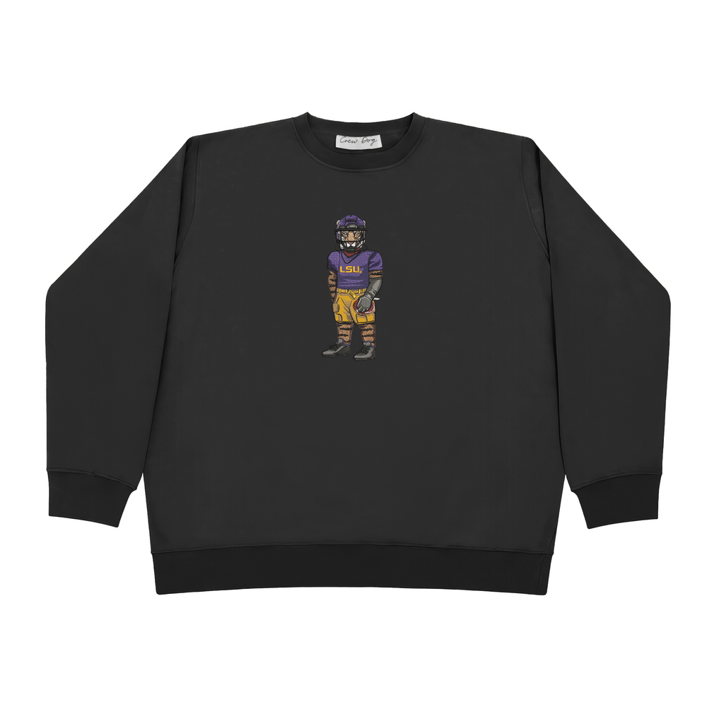 
                      
                        LSU Football Embroidered Crewneck
                      
                    