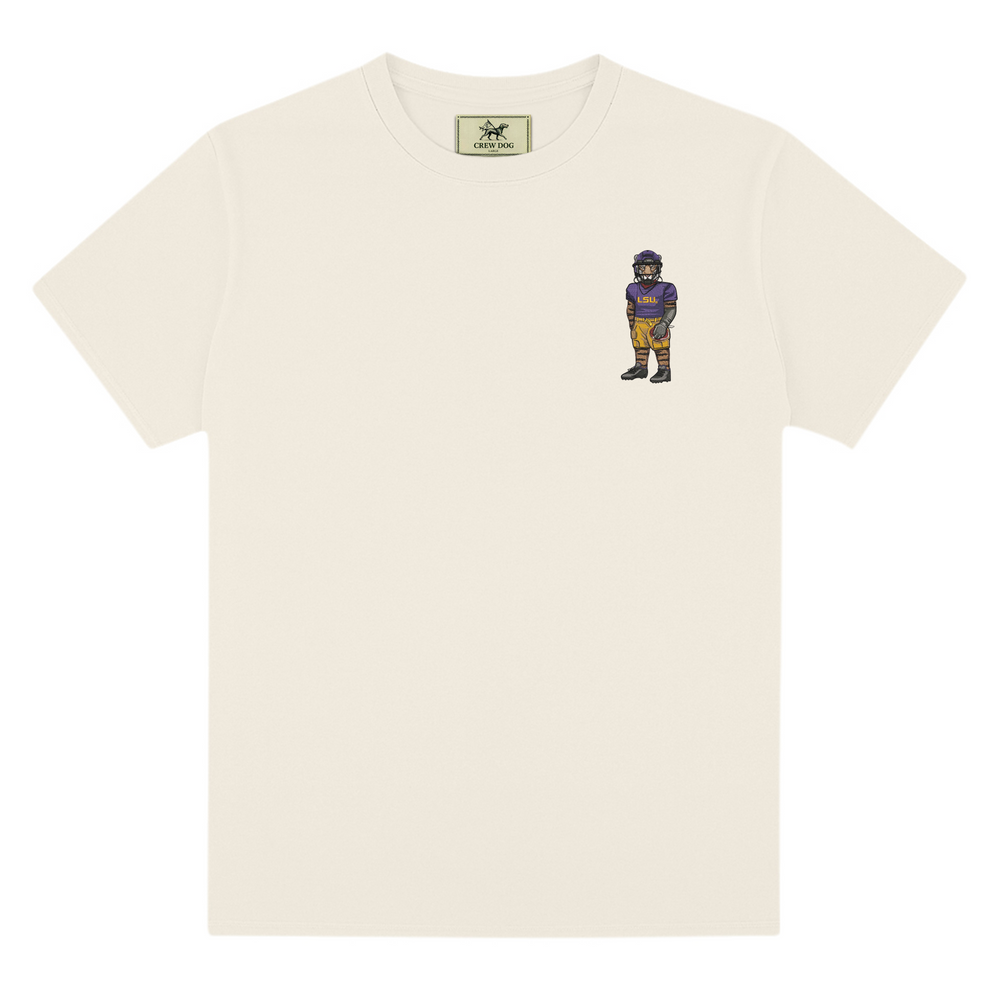 
                      
                        LSU Football Embroidered Tee
                      
                    