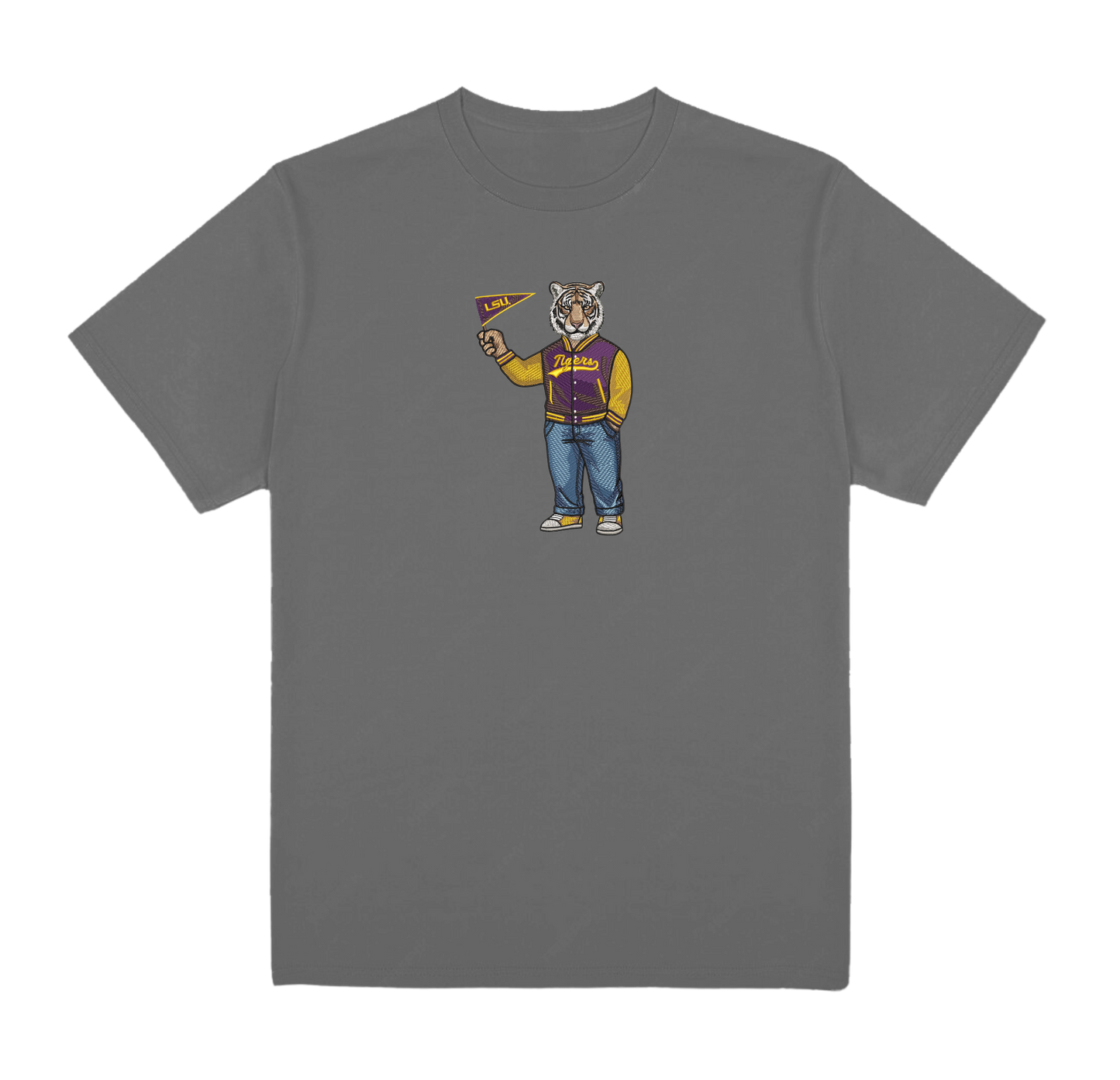 LSU Pennant Flag Tee