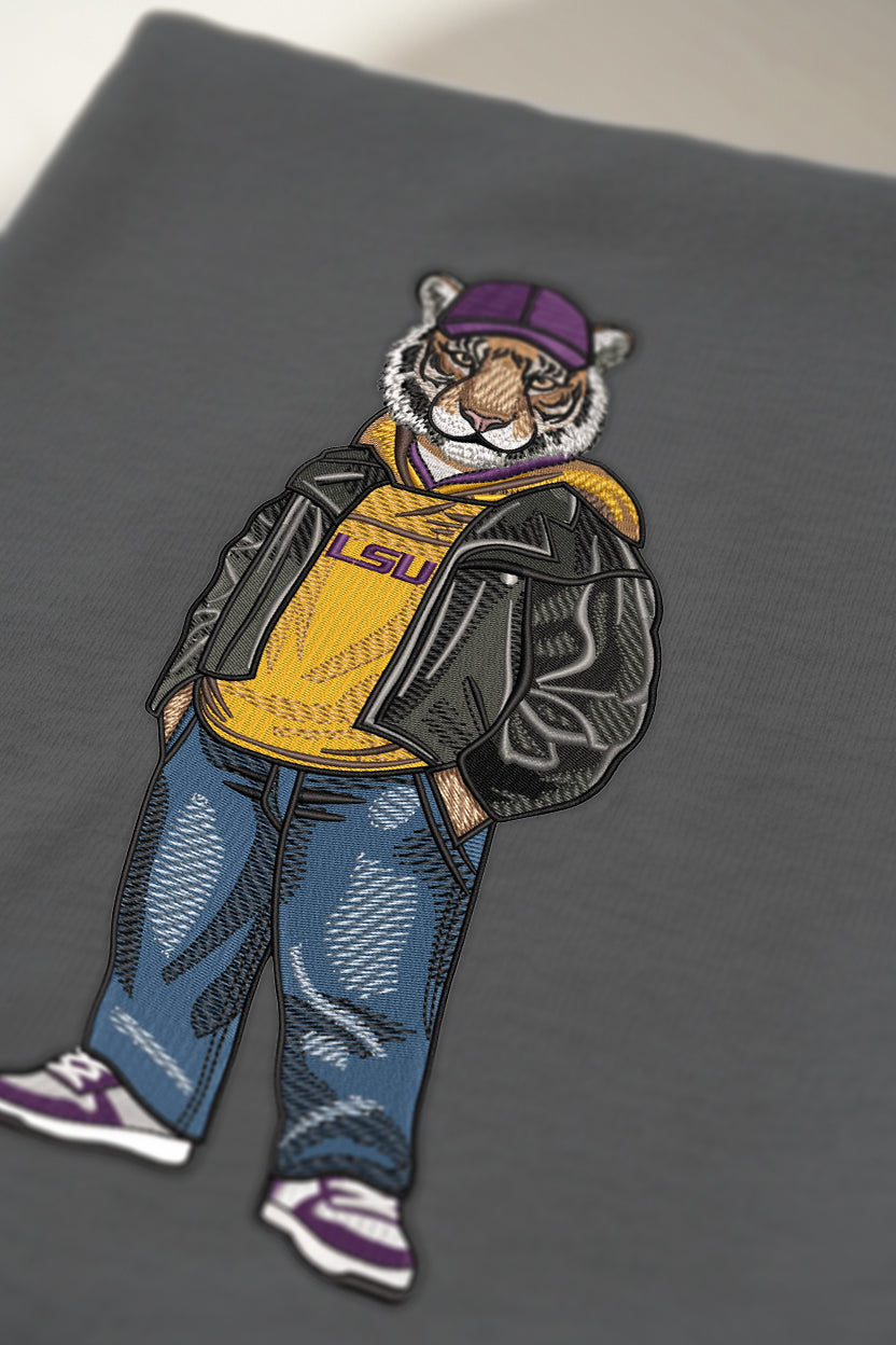 LSU Lifestyle Embroidered Hoodie