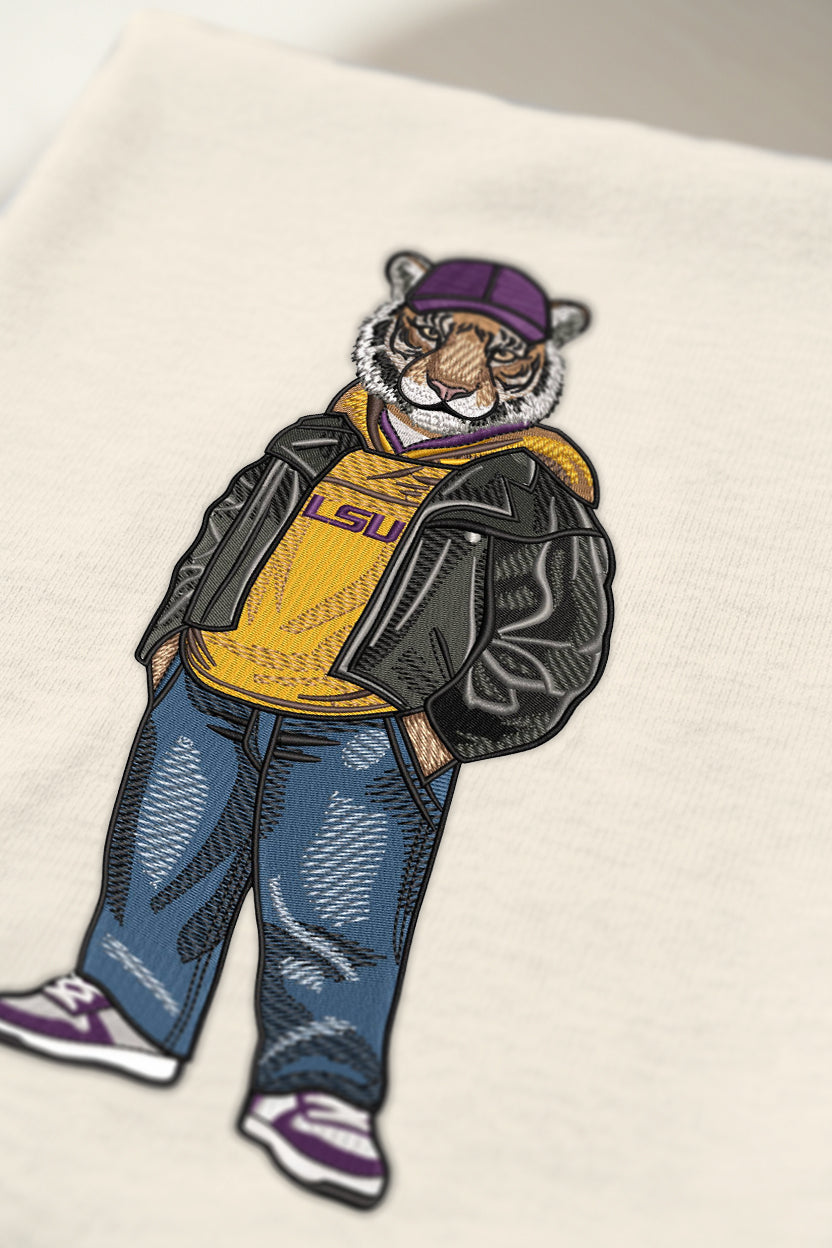 LSU Lifestyle Embroidered Tee