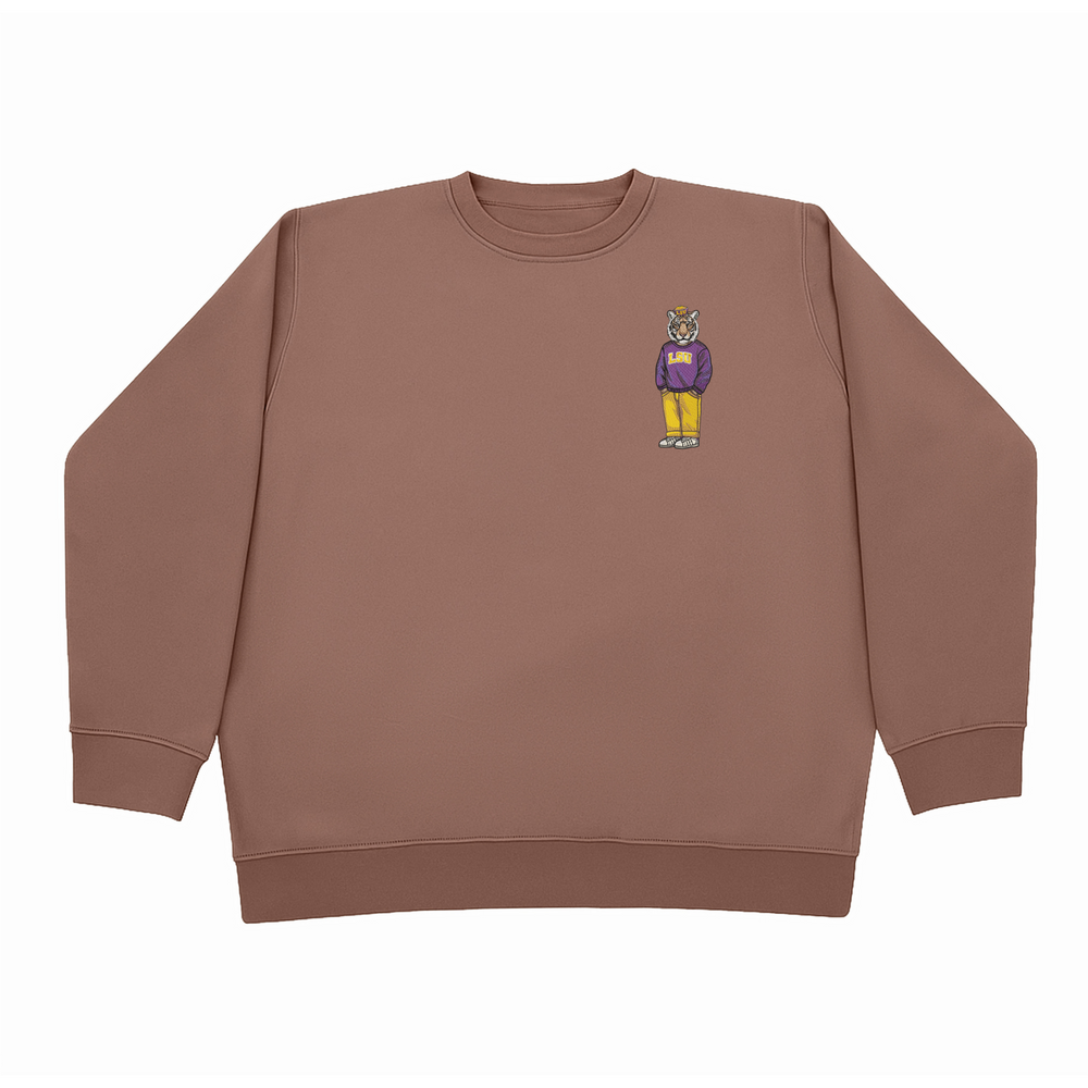 
                      
                        LSU Vault Hat Embroidered Crewneck
                      
                    