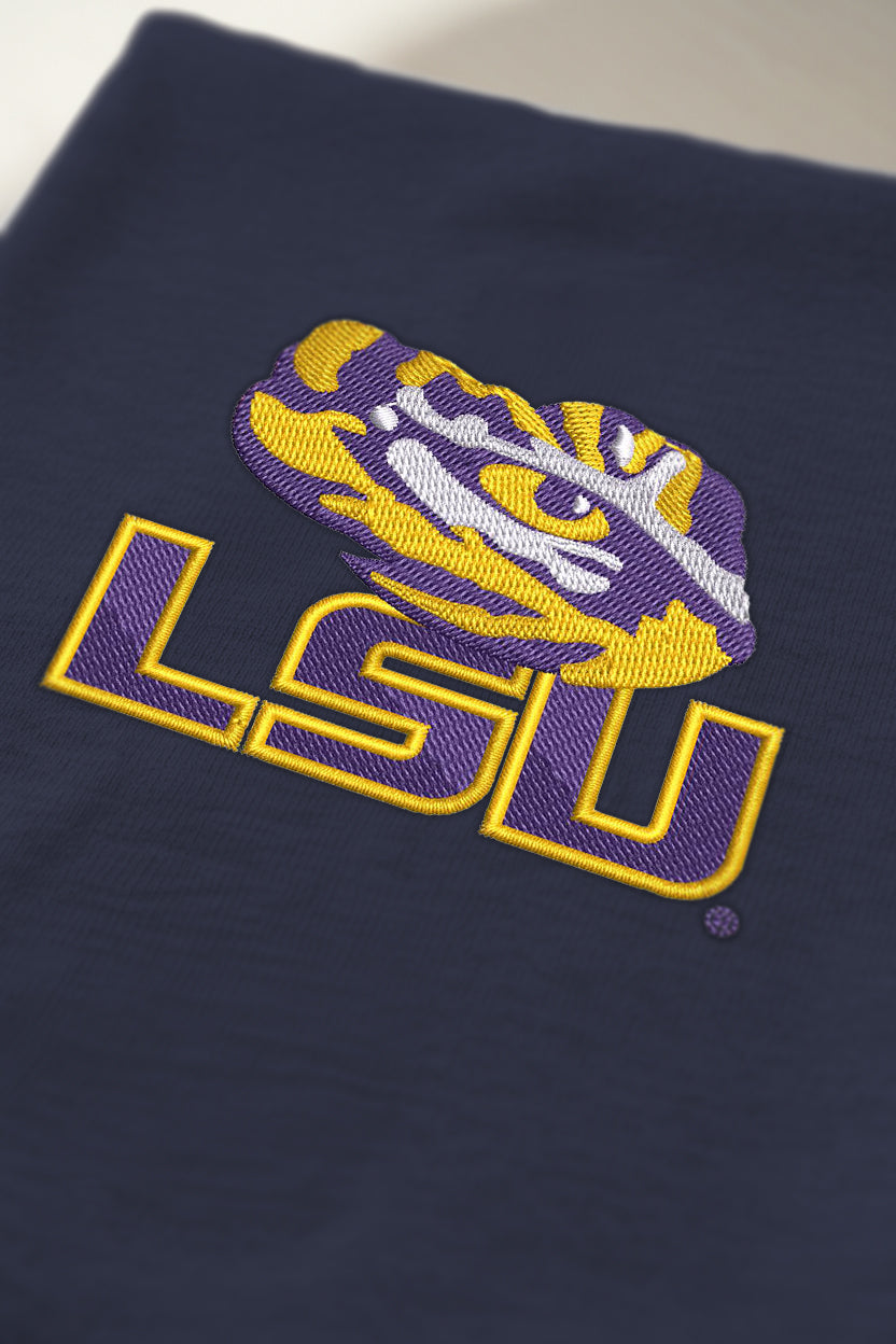 LSU Half Face Tee