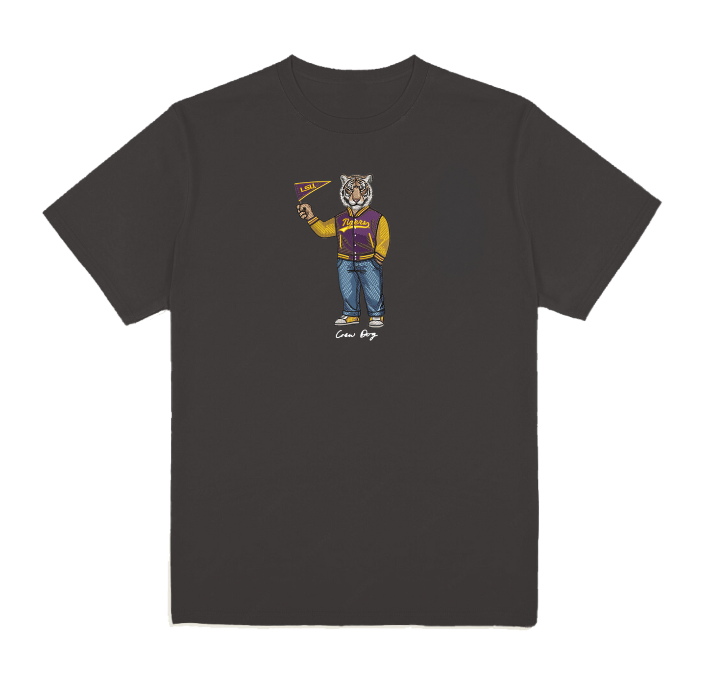 LSU Pennant Flag Tee