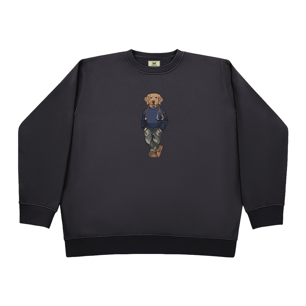 
                      
                        Labrador Doctor Embroidered Crewneck
                      
                    