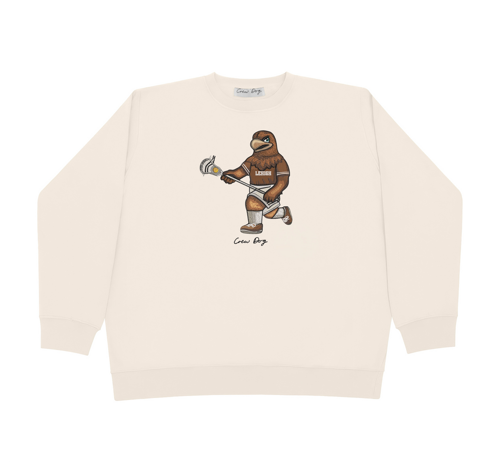 Lehigh Men's Lacrosse Embroidered Crewneck