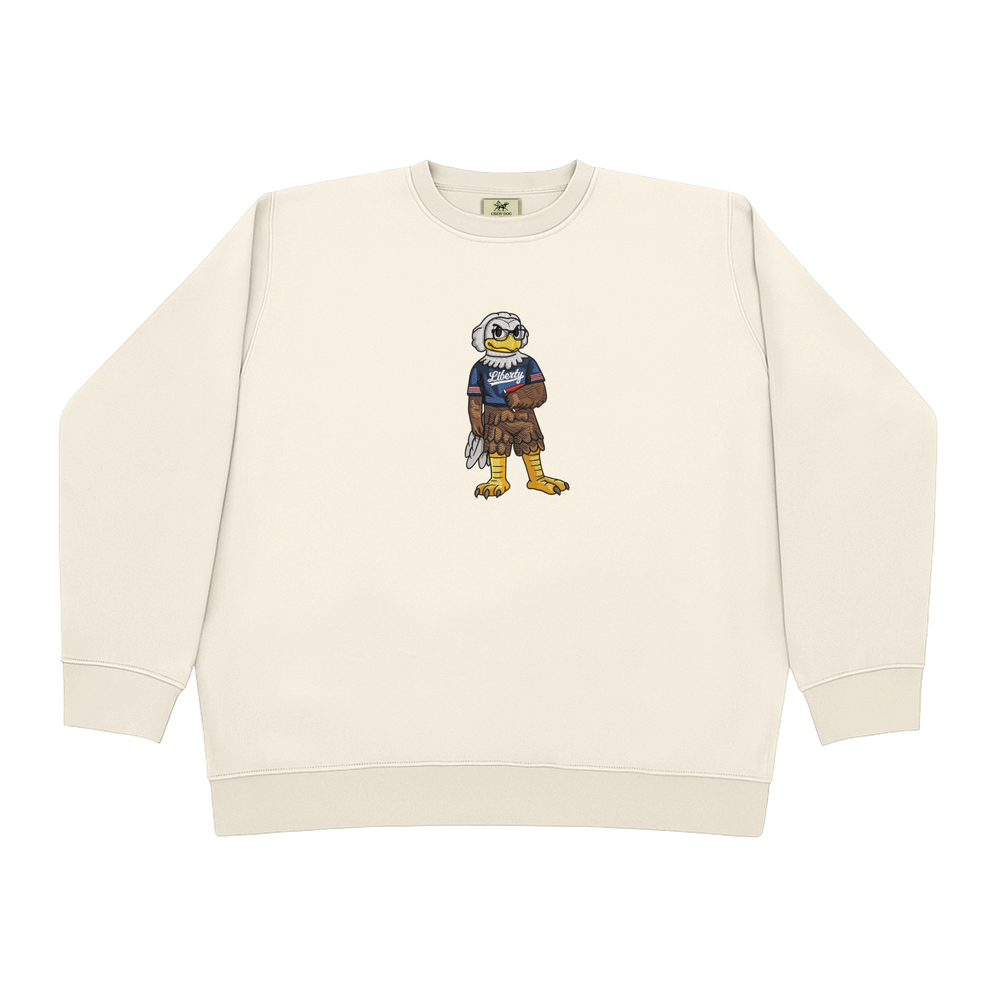 Liberty University Glasses Embroidered Crewneck
