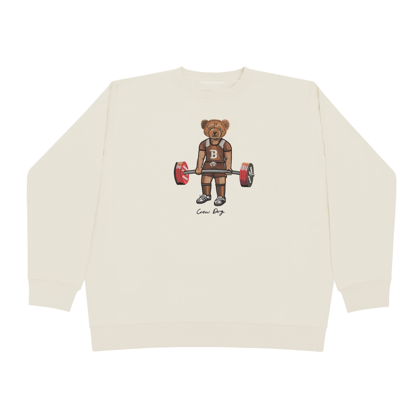 Brown Deadlifting Crewneck