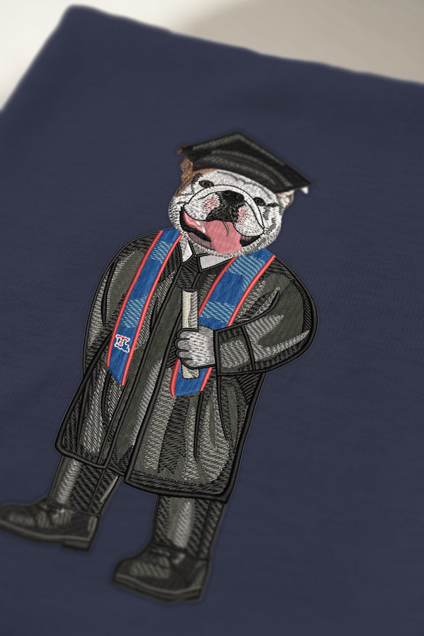 Louisiana Tech Graduation Embroidered Hoodie