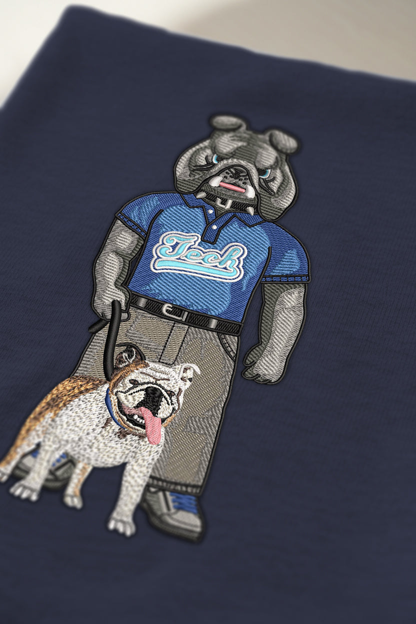 Louisiana Tech Original Embroidered Crewneck