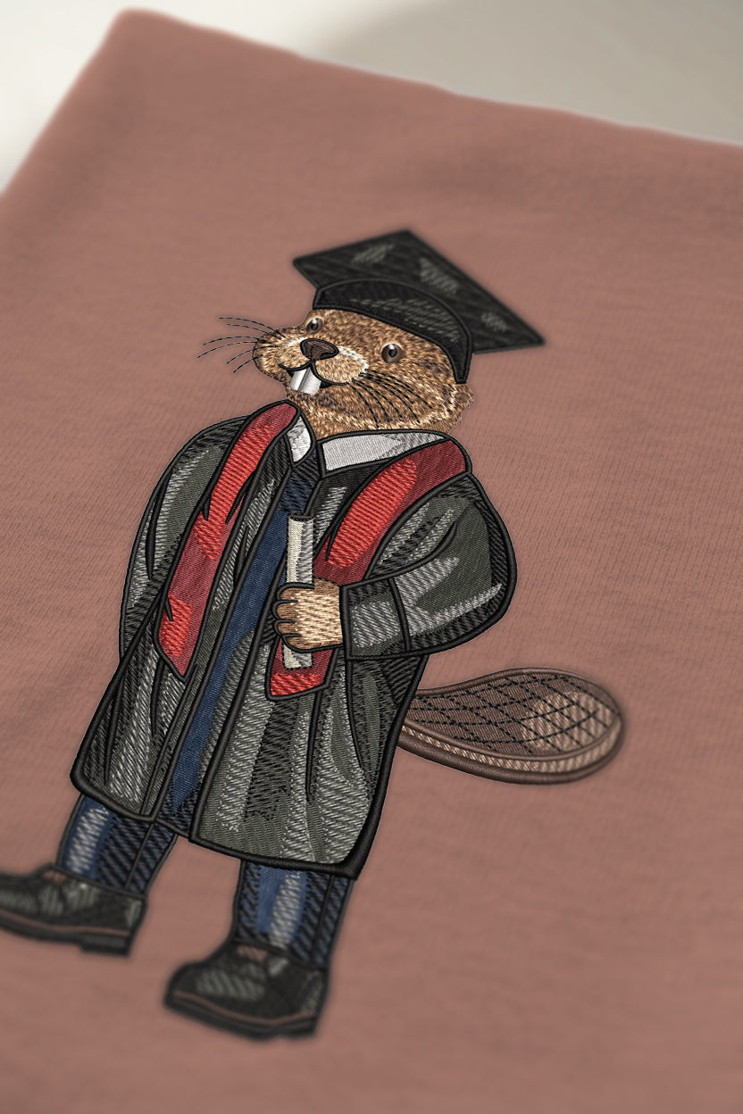 MIT Graduation Embroidered Crewneck