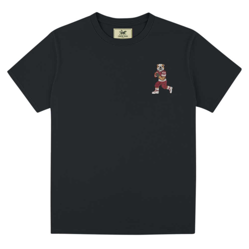 
                      
                        Mississippi State University Football Embroidered Tee
                      
                    
