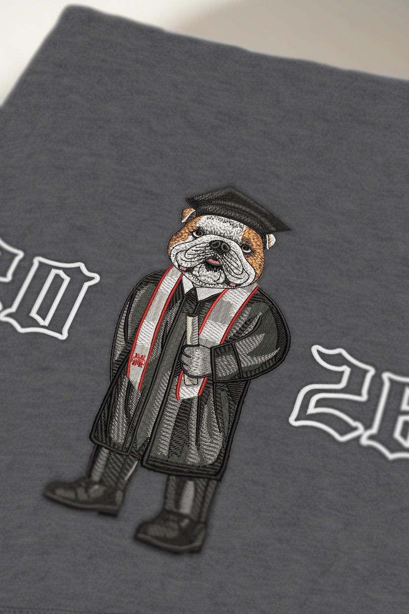 Mississippi State Graduation 2026 Embroidered Crewneck