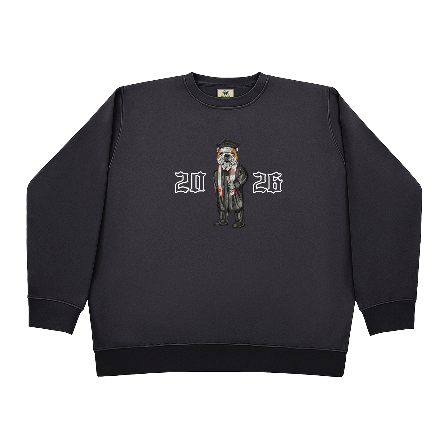 Mississippi State Graduation 2026 Embroidered Crewneck
