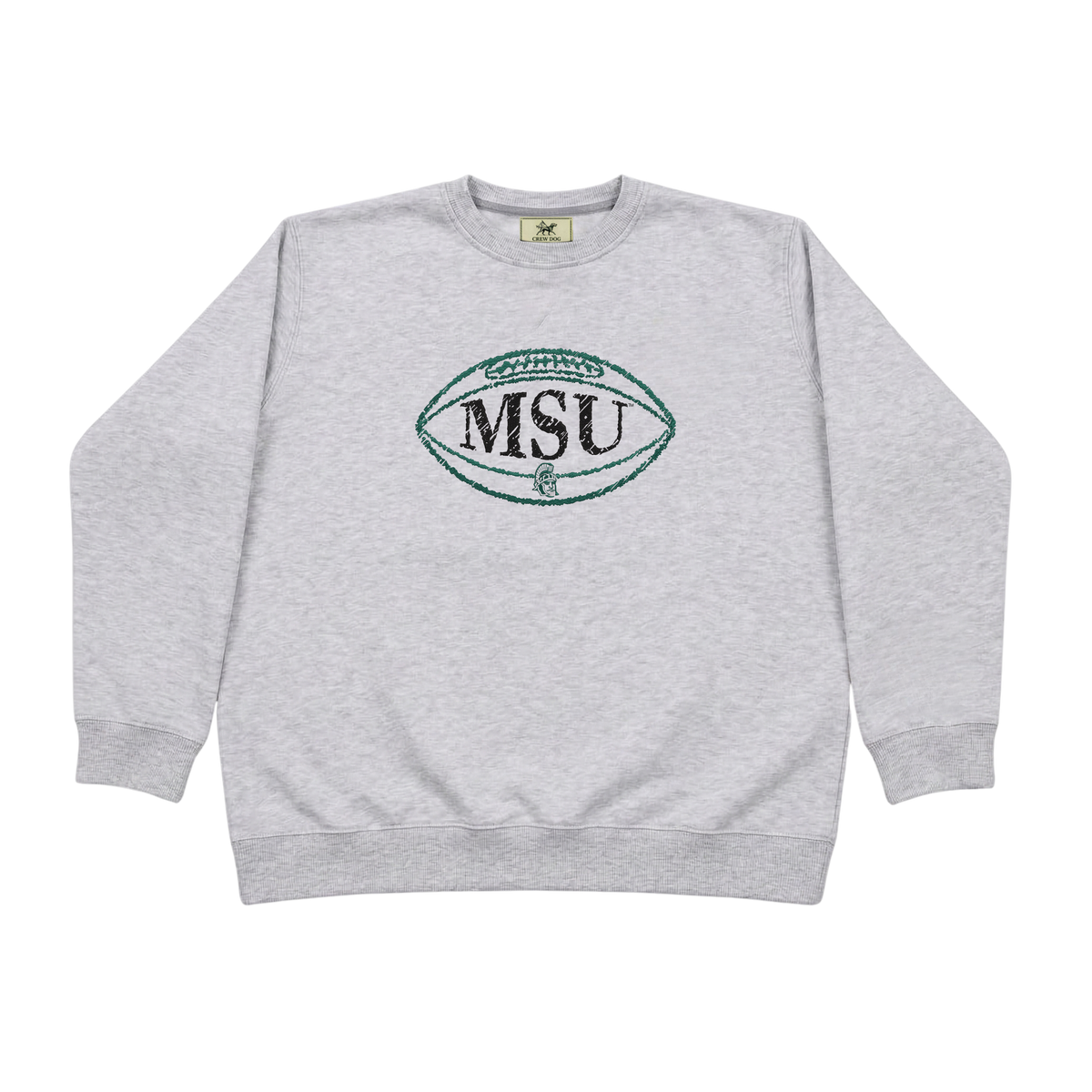 MSU Heritage Embroidered Crewneck