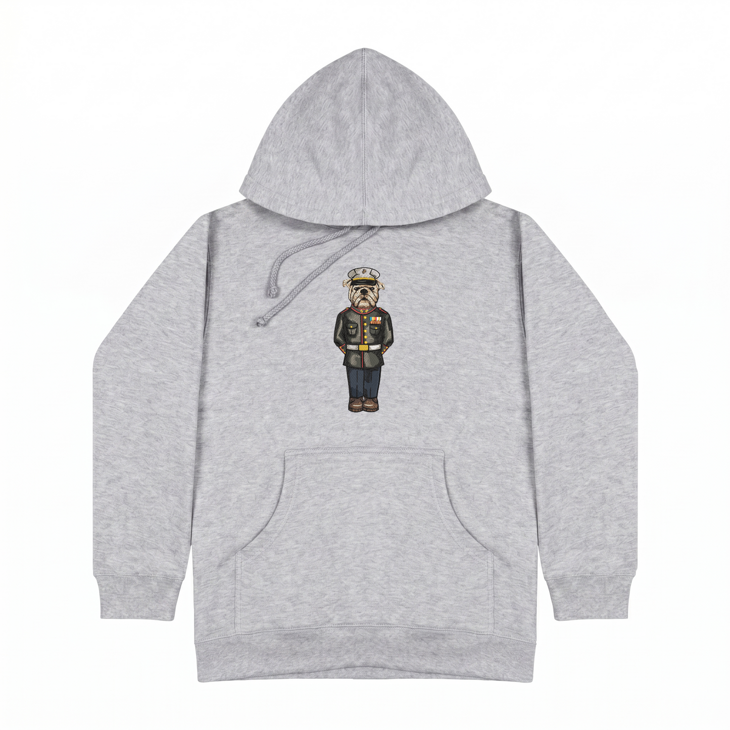 Marine Dress Blues Embroidered Hoodie