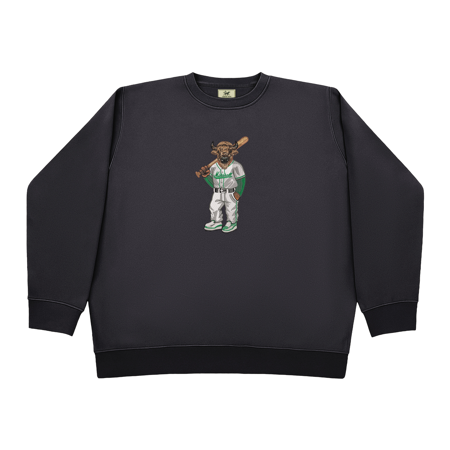 Marshall Baseball Embroidered Crewneck