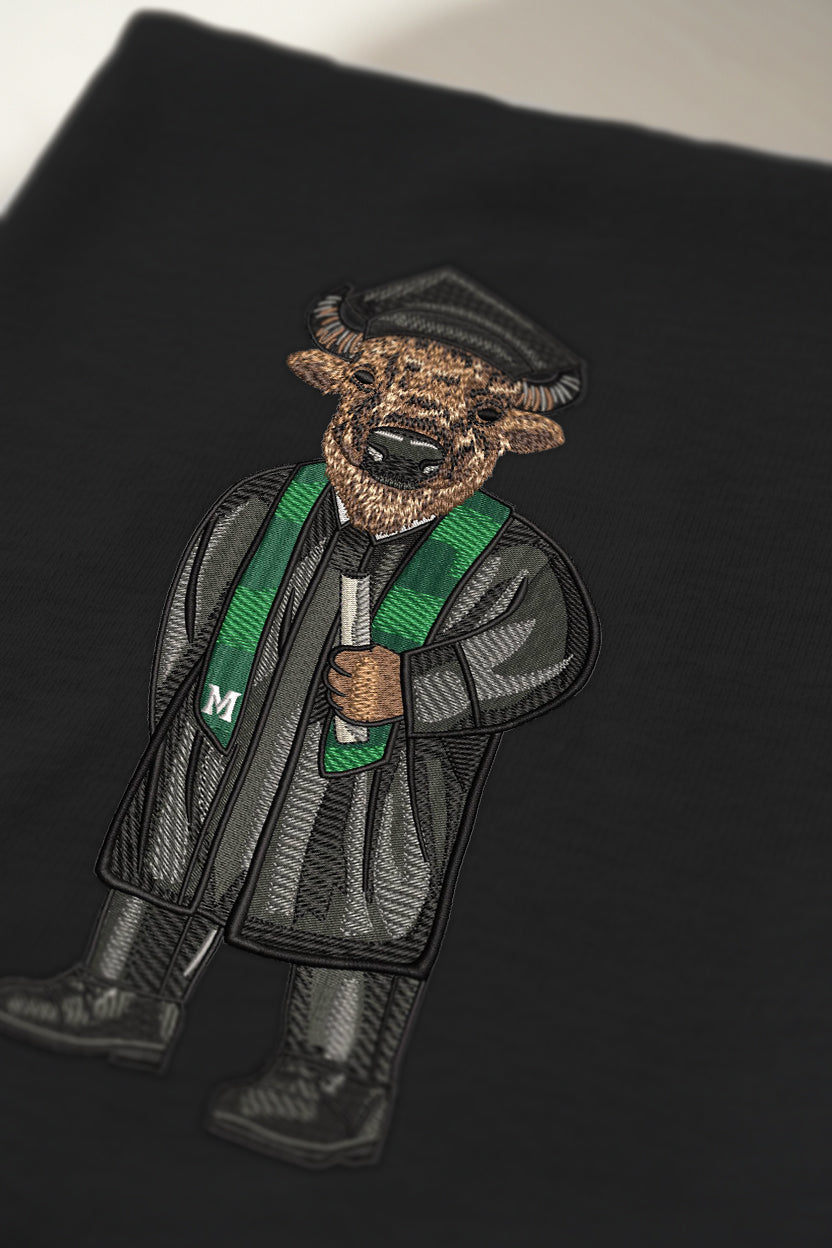 Marshall Graduation Embroidered Crewneck