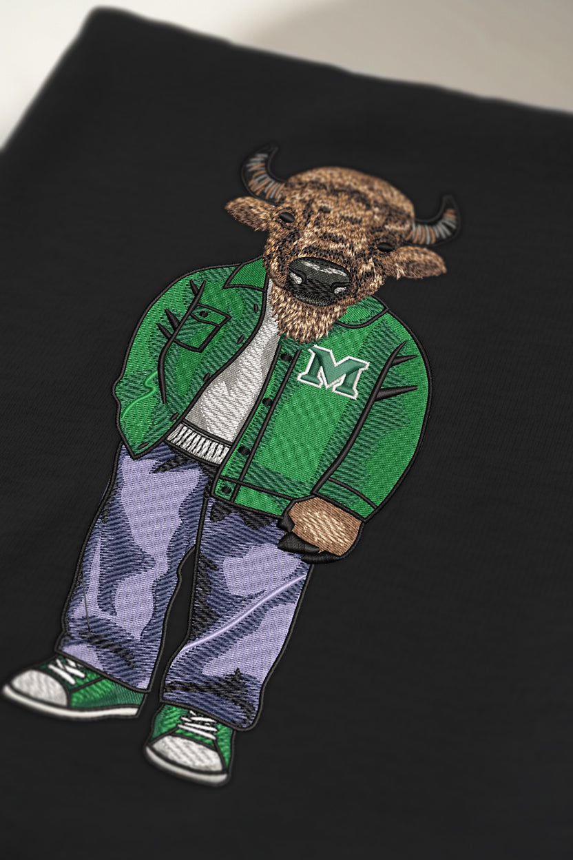 Marshall University Original Embroidered Tee