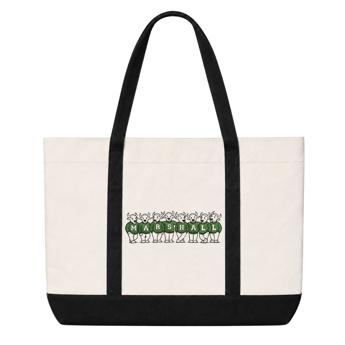 Marshall Vintage Embroidered Tote Bag