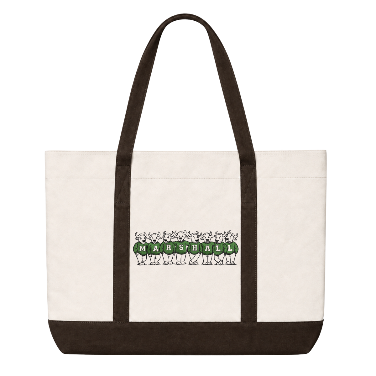 Marshall Vintage Embroidered Tote Bag