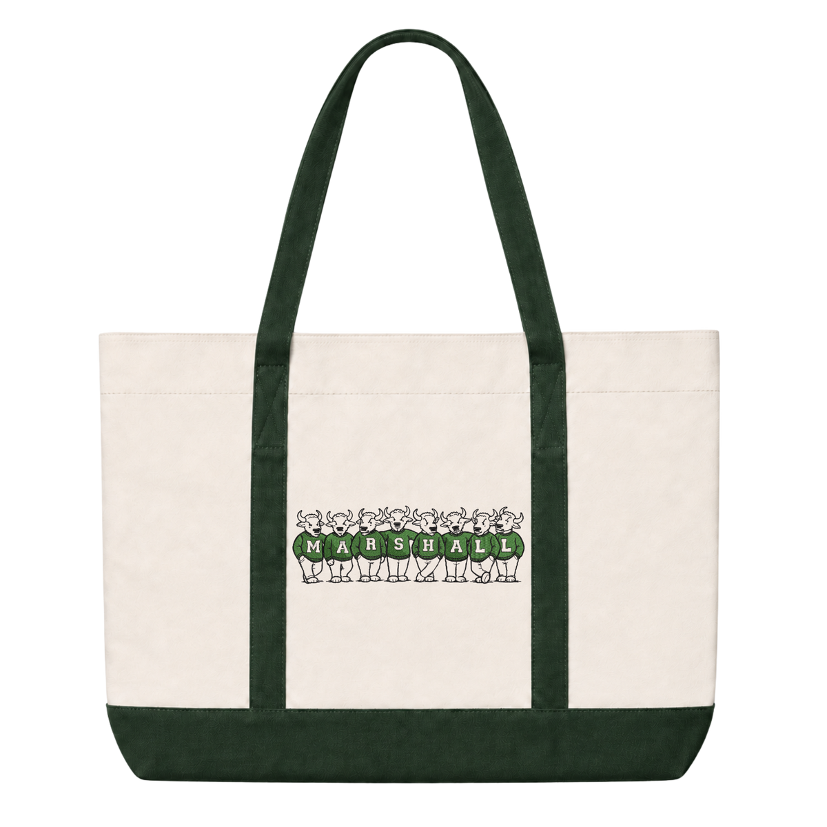 Marshall Vintage Embroidered Tote Bag