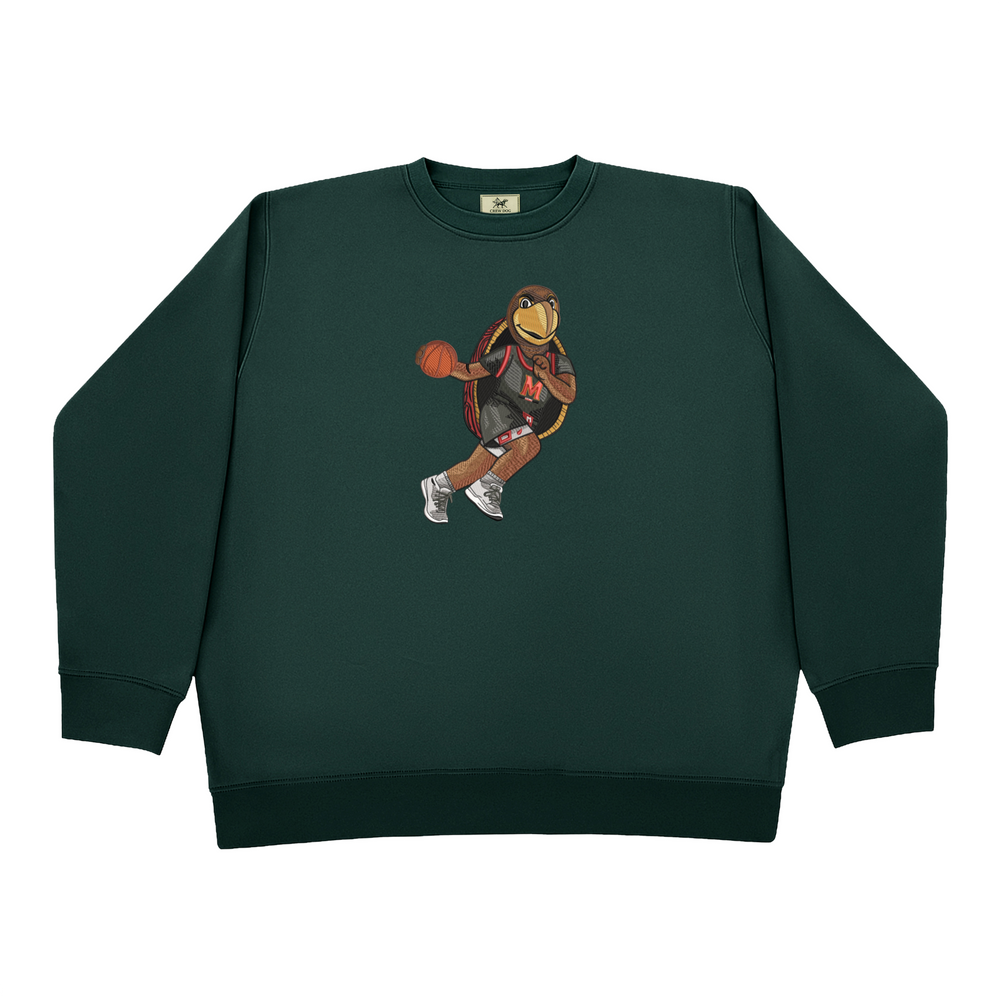 Maryland Basketball Embroidered Crewneck