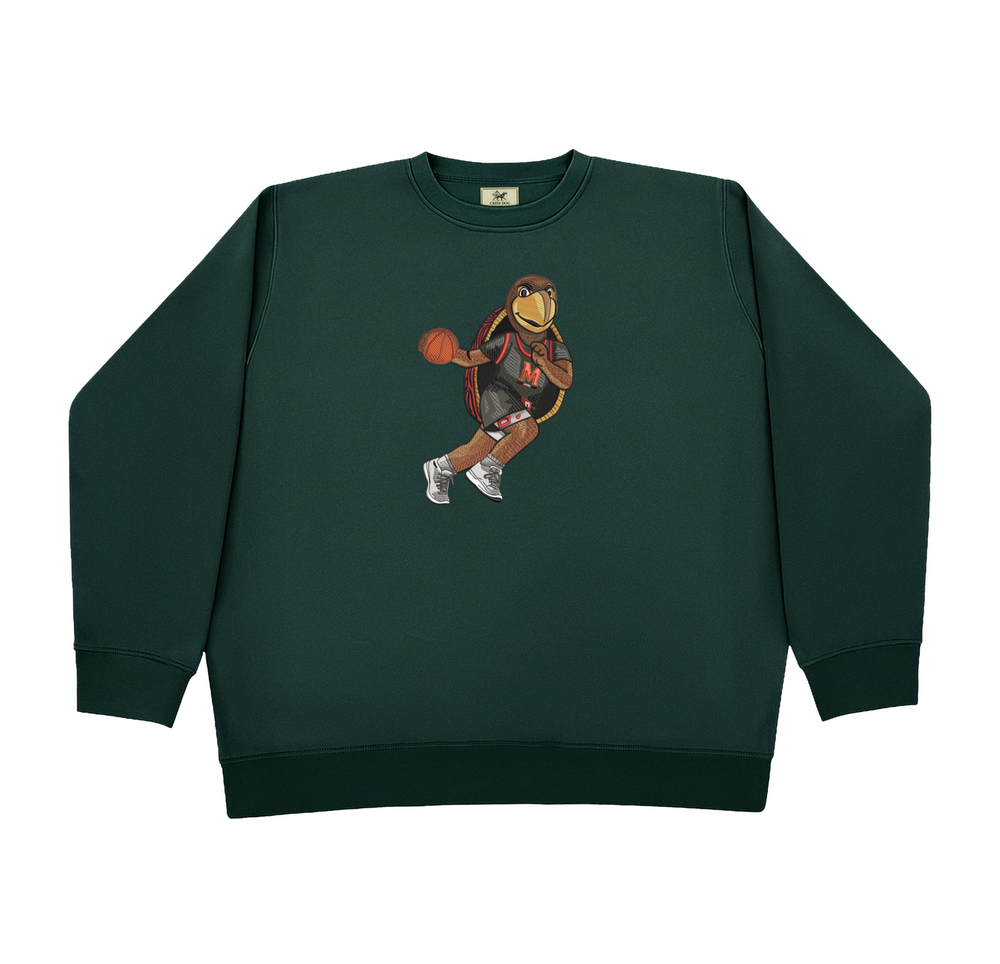 Maryland Basketball Embroidered Crewneck