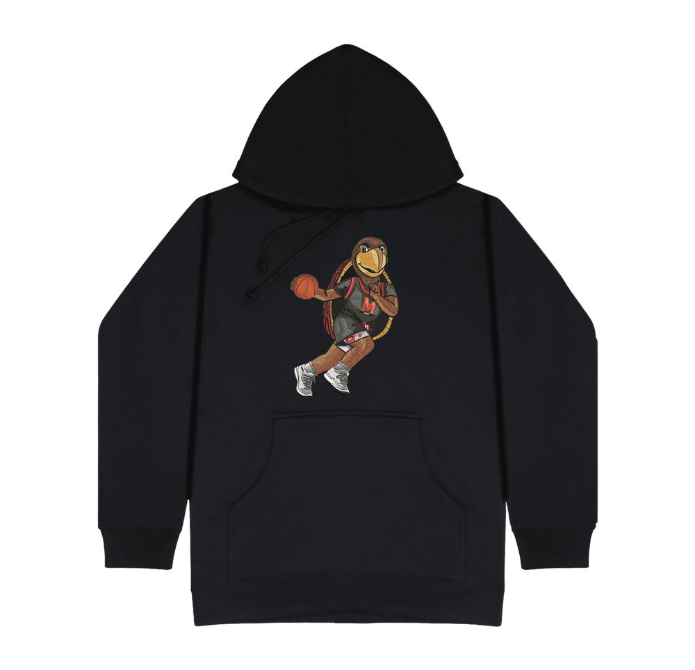 Maryland Basketball Embroidered Hoodie