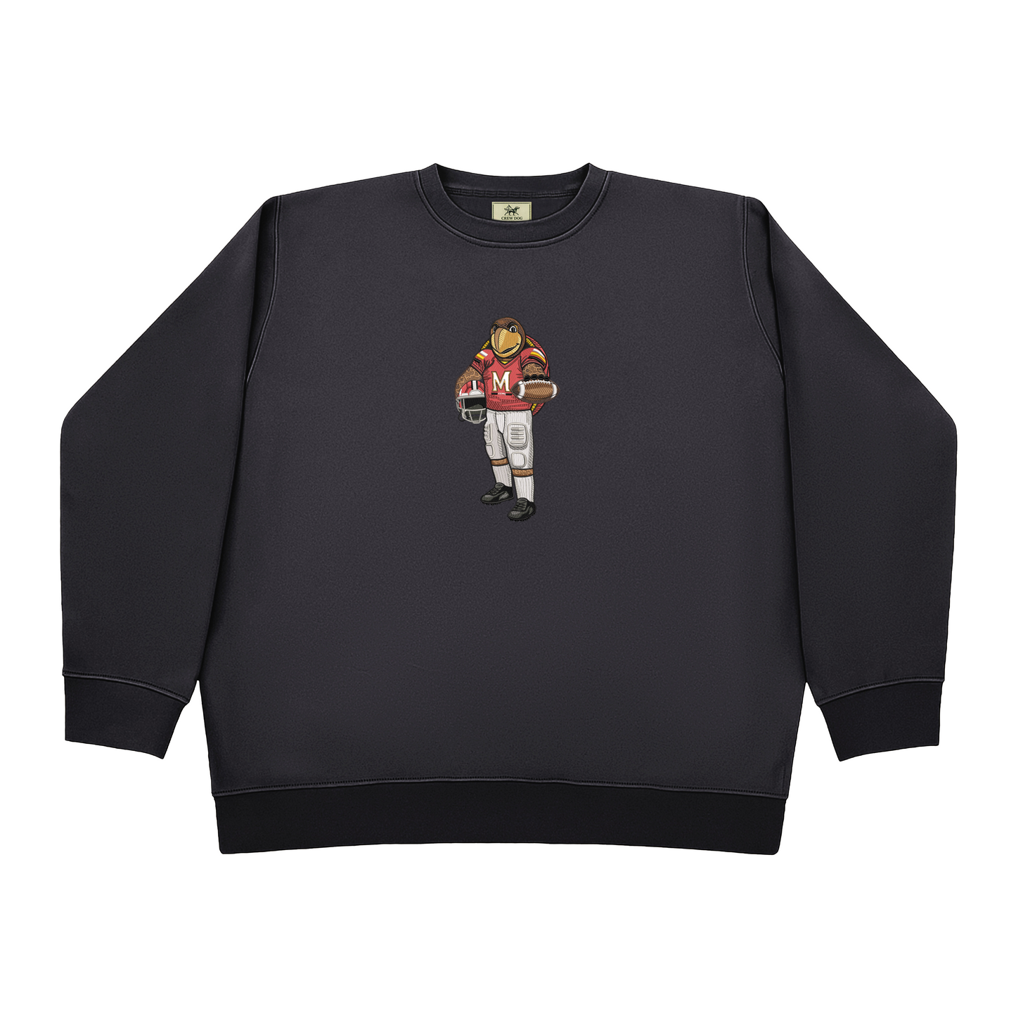 Maryland University Football Embroidered Crewneck