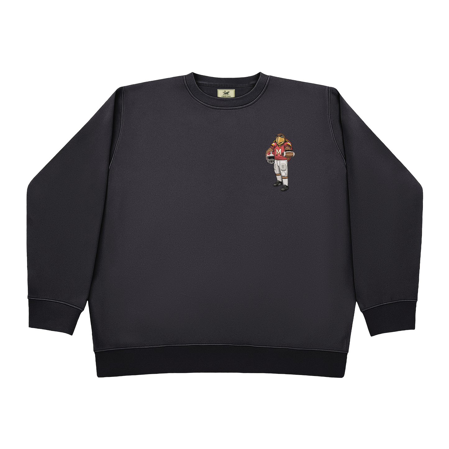 Maryland University Football Embroidered Crewneck