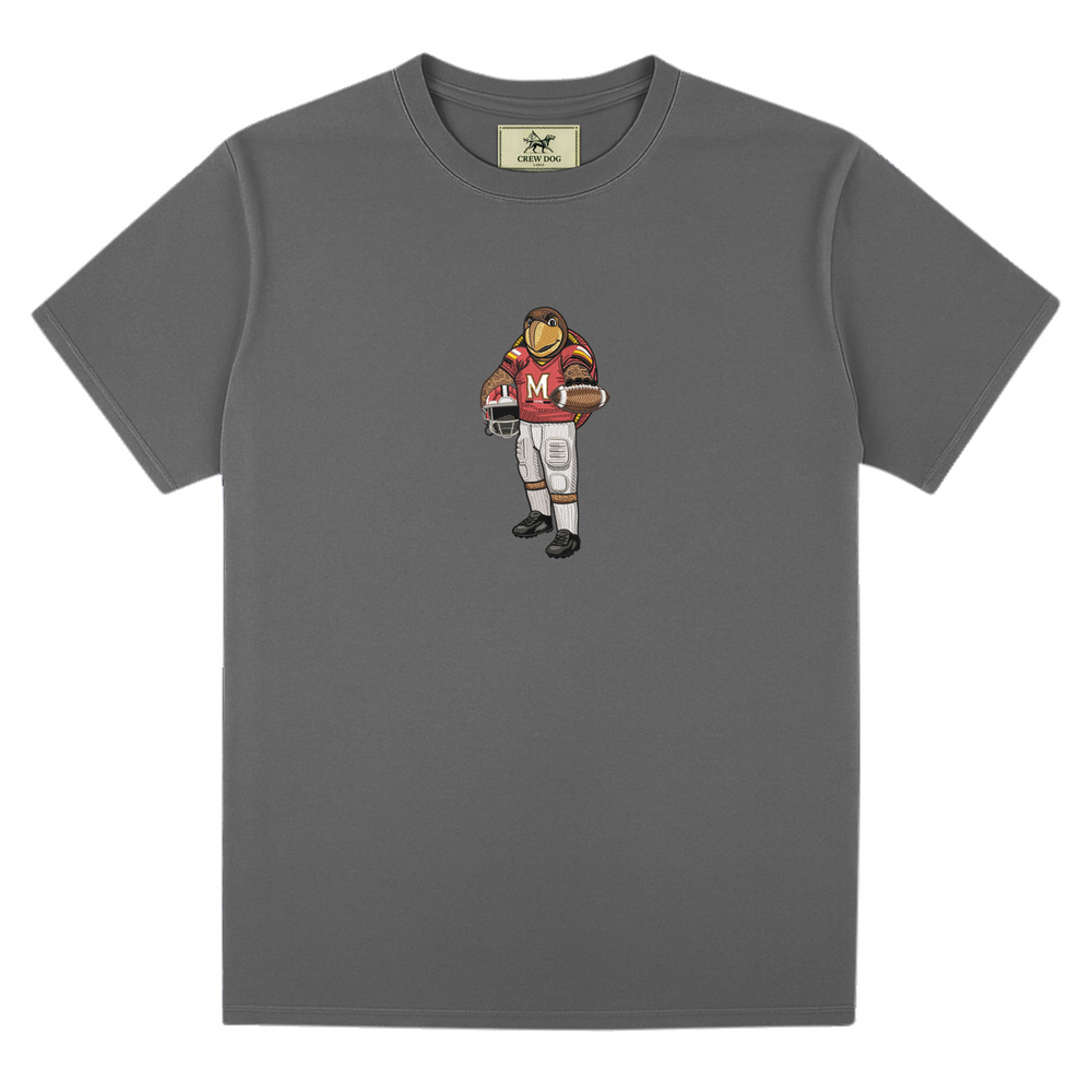 Maryland University Football Embroidered Tee