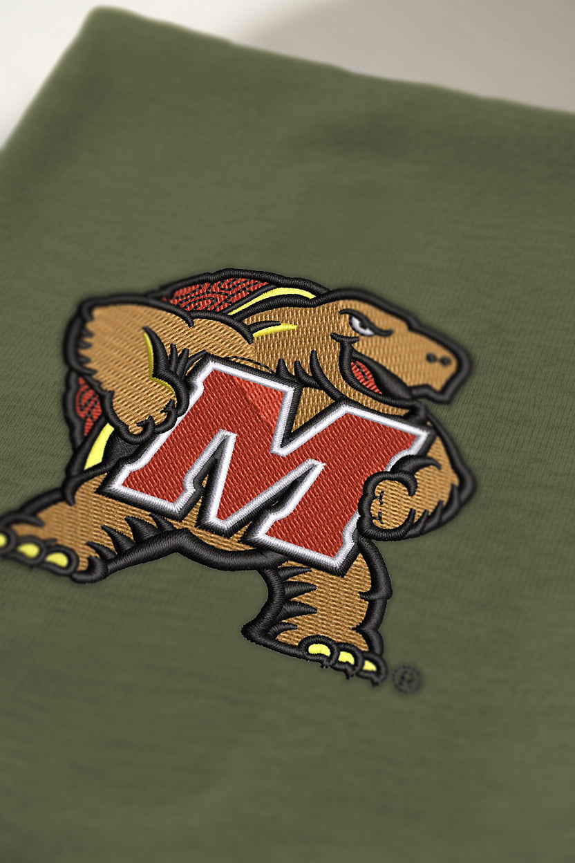 Maryland Terp Embroidered Crewneck