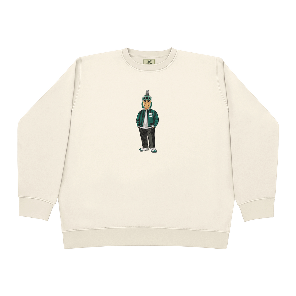 
                      
                        Michigan State 1 Embroidered Crewneck
                      
                    