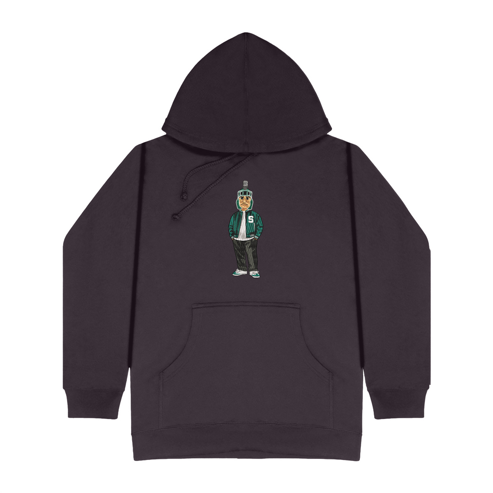 Michigan State 1 Embroidered Hoodie