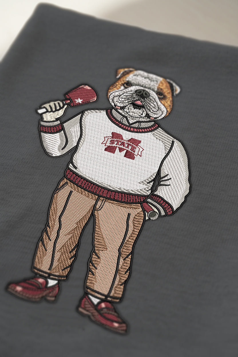 Mississippi State University Original Embroidered Tee