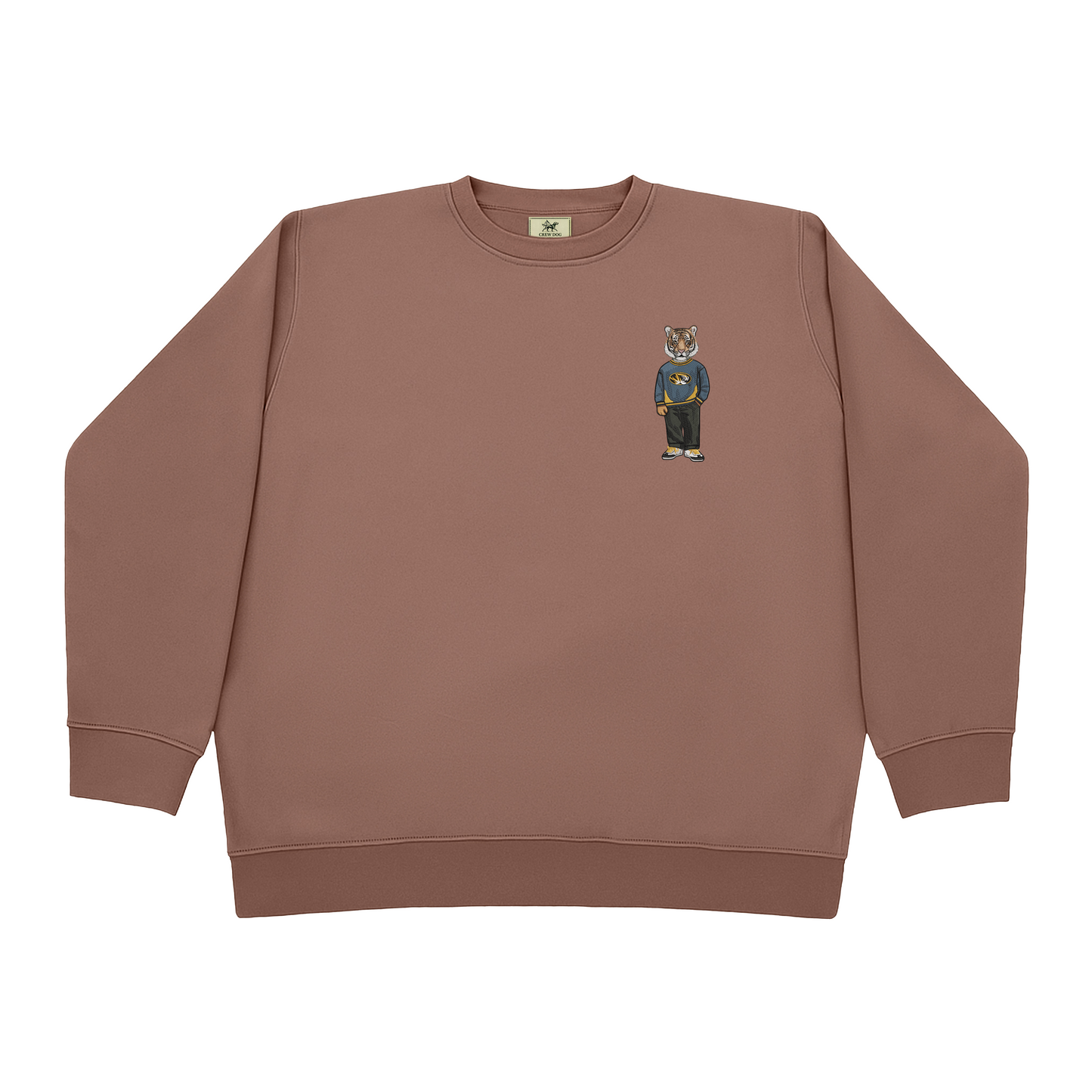 Mizzou 1 Embroidered Crewneck