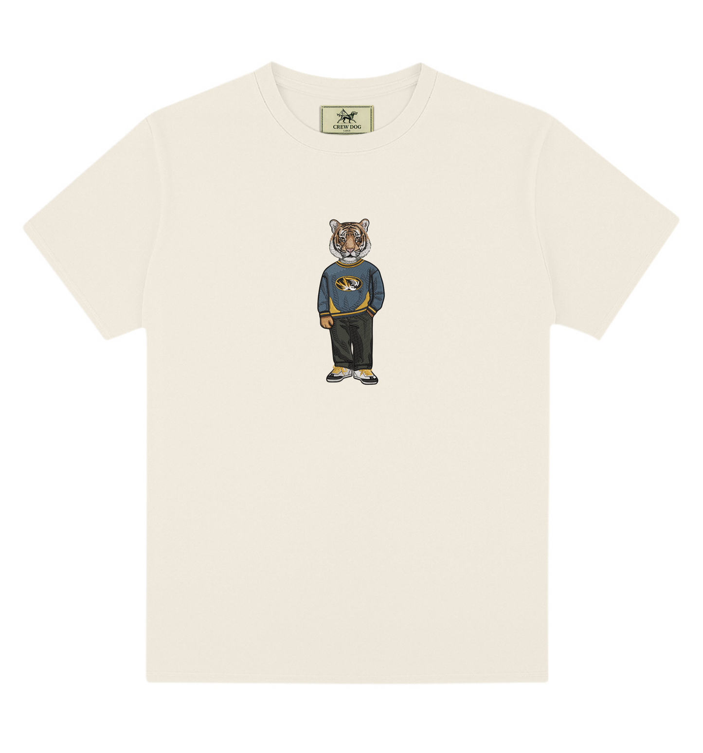 Mizzou 1 Embroidered Tee