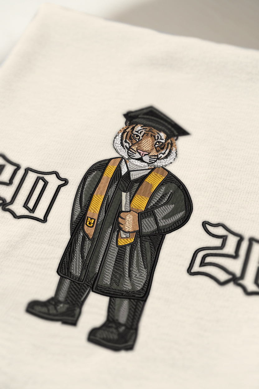 Mizzou Graduation 2026 Embroidered Crewneck